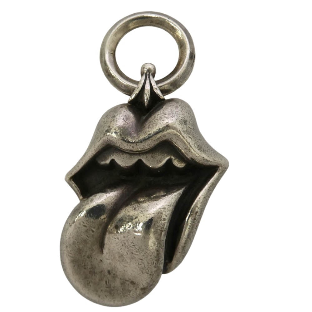 CHROME HEARTS クロムハーツ(原本無) LIPSTONGUE PENDANT リップアンドタン ペンダント トップ シルバー系【中古】