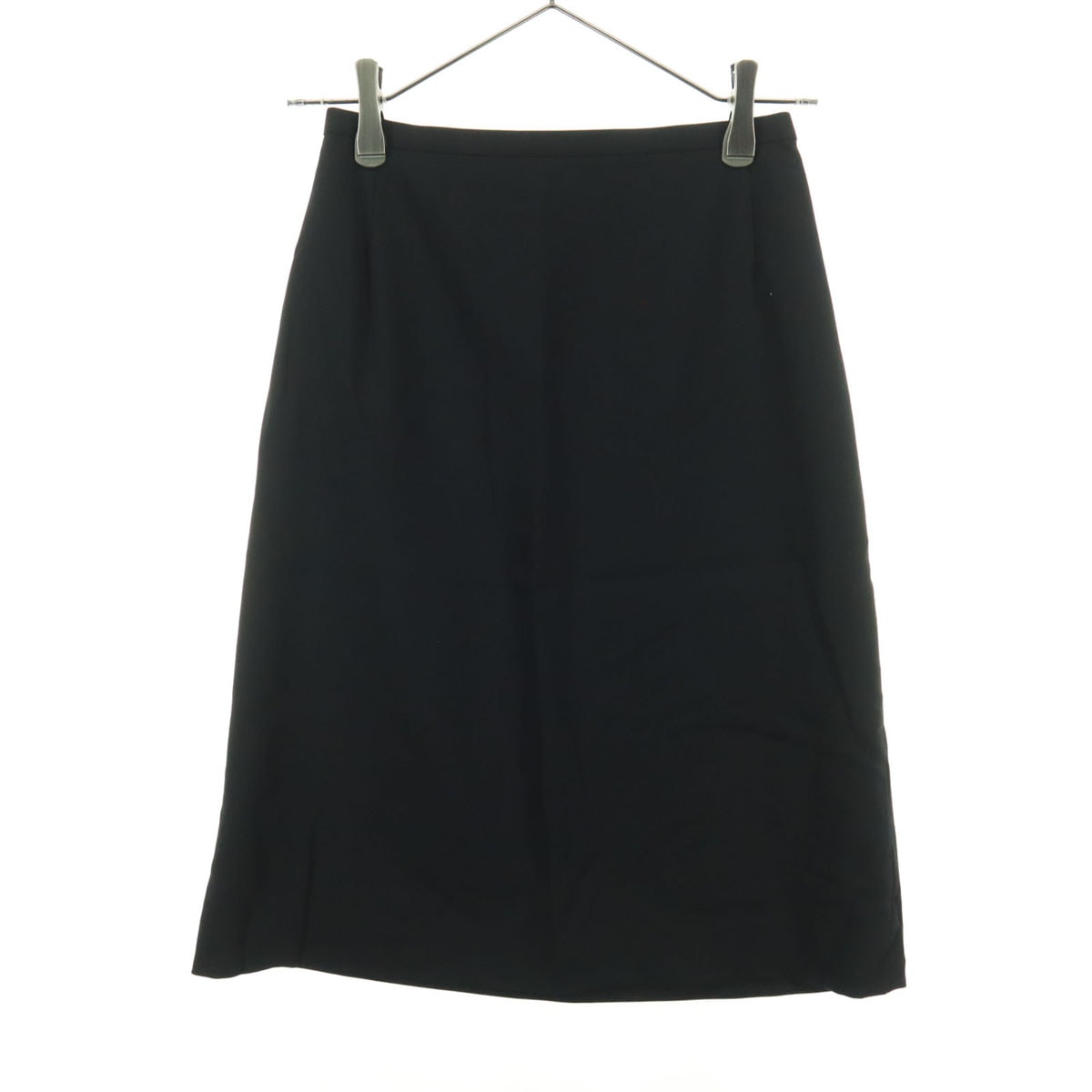 BURBERRY BLUE LABEL バーバリーブルーレーベル ミディ丈 台形 スカート 36 ブラック