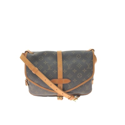 ▼▼LOUIS VUITTON ルイヴィトン ユニセックス ショルダーバッグ 斜め掛け モノグラム ソミュール30 M42256 ブラウン