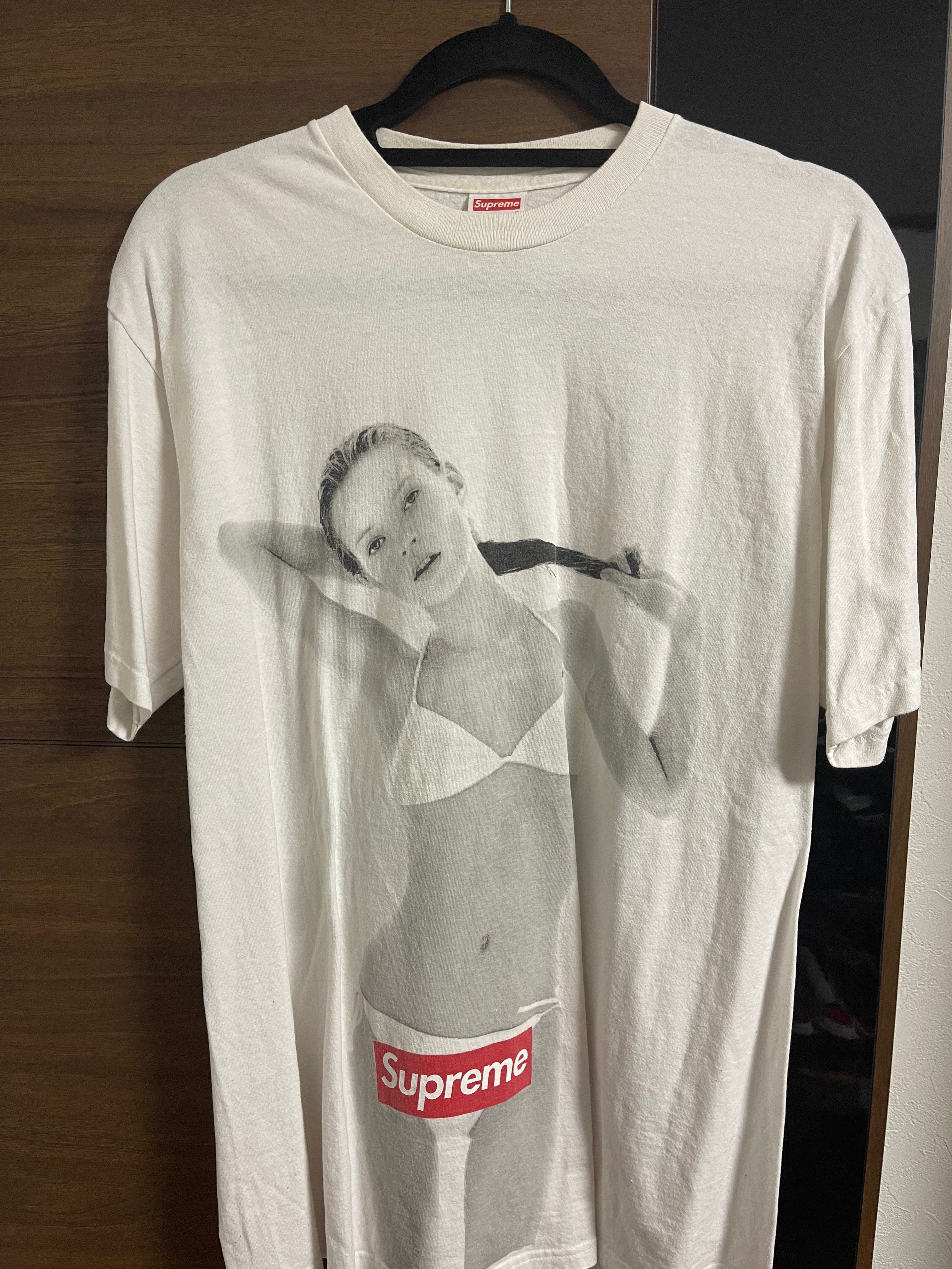 Supreme 10th Anniversary Kate Moss Tee "White"