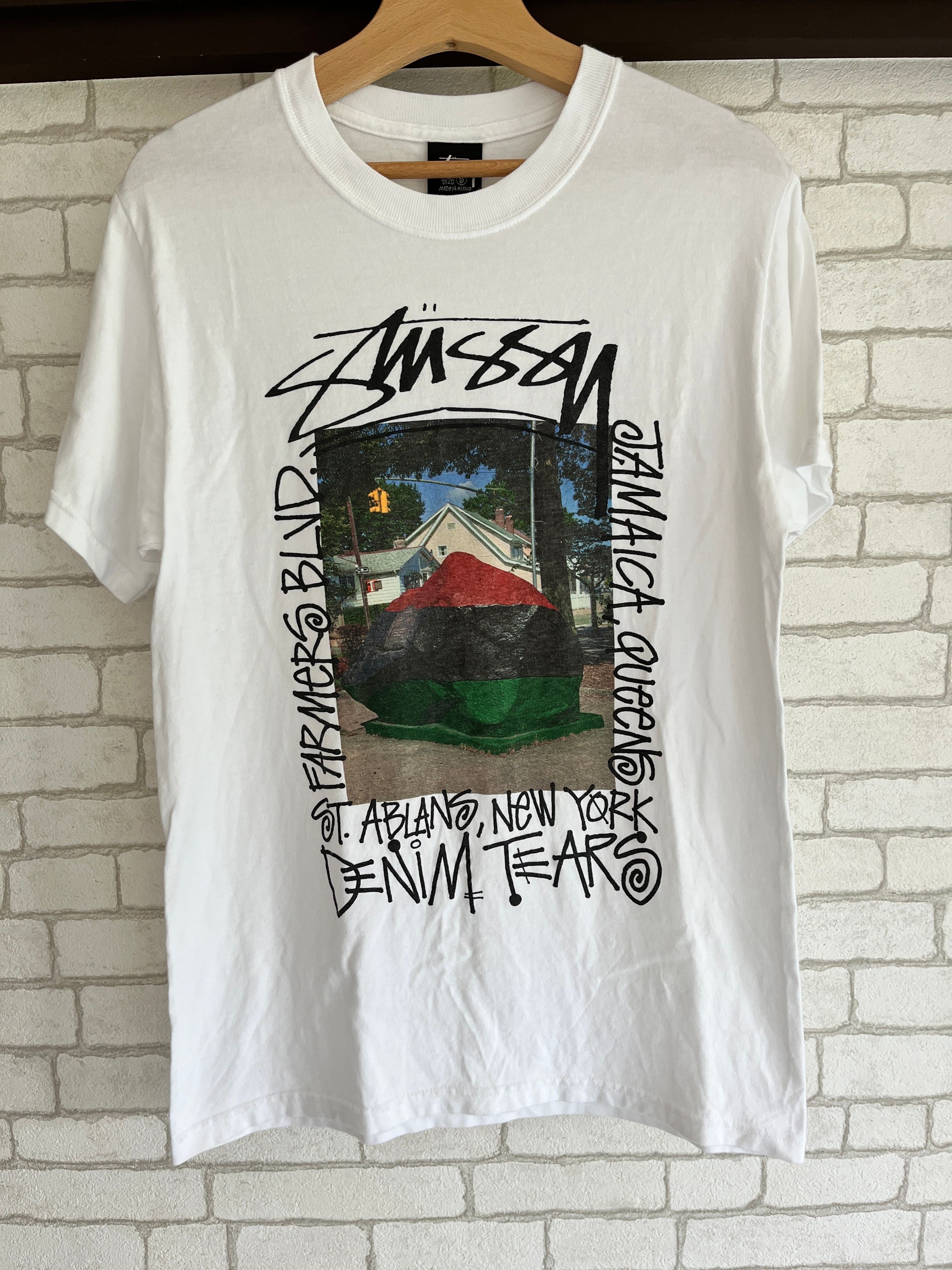 Stussy & Denim Tears Farmers Blvd. Tee "White"