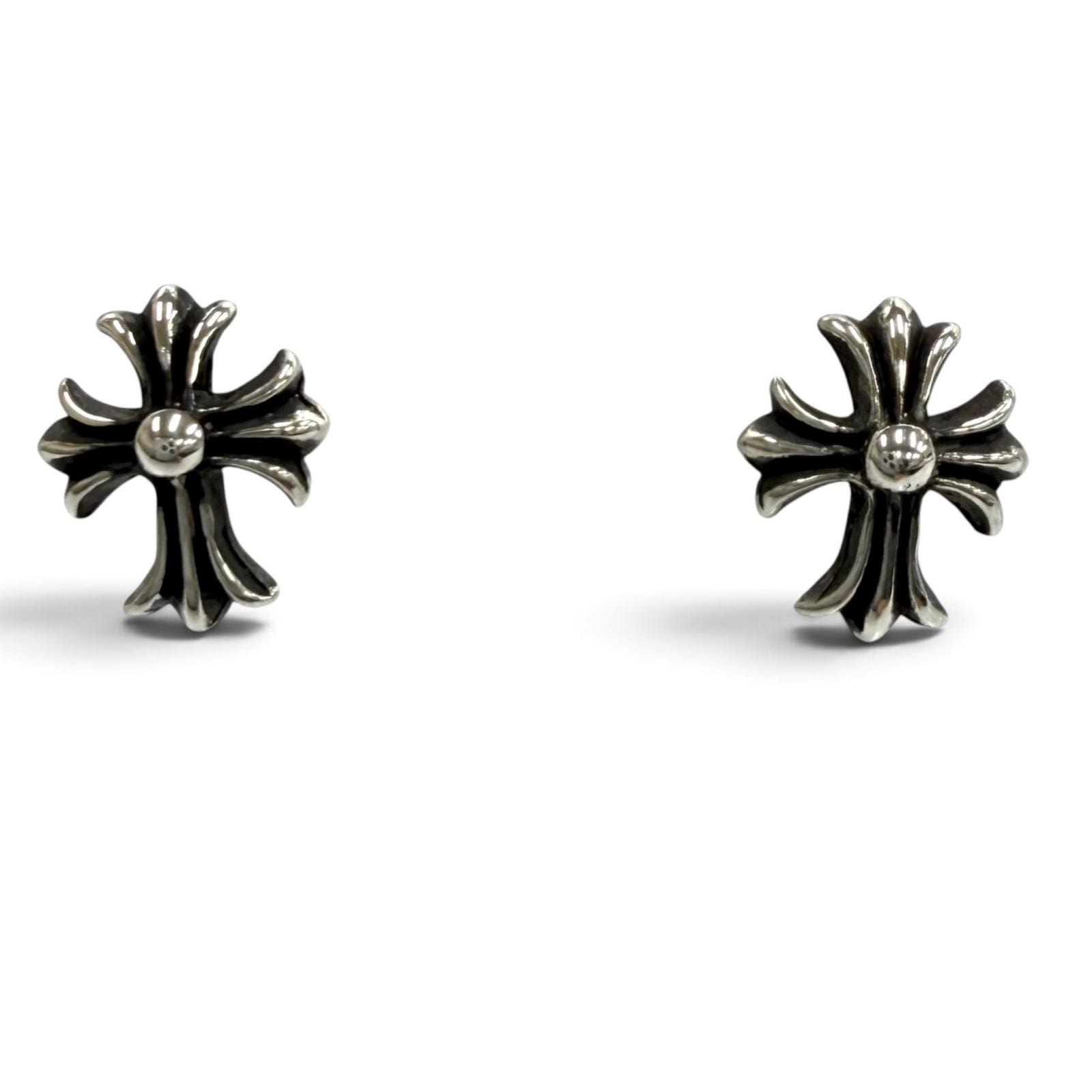 美品 クロムハーツ 両耳用 ピアス No2 CH CRS CHクロス スタッド