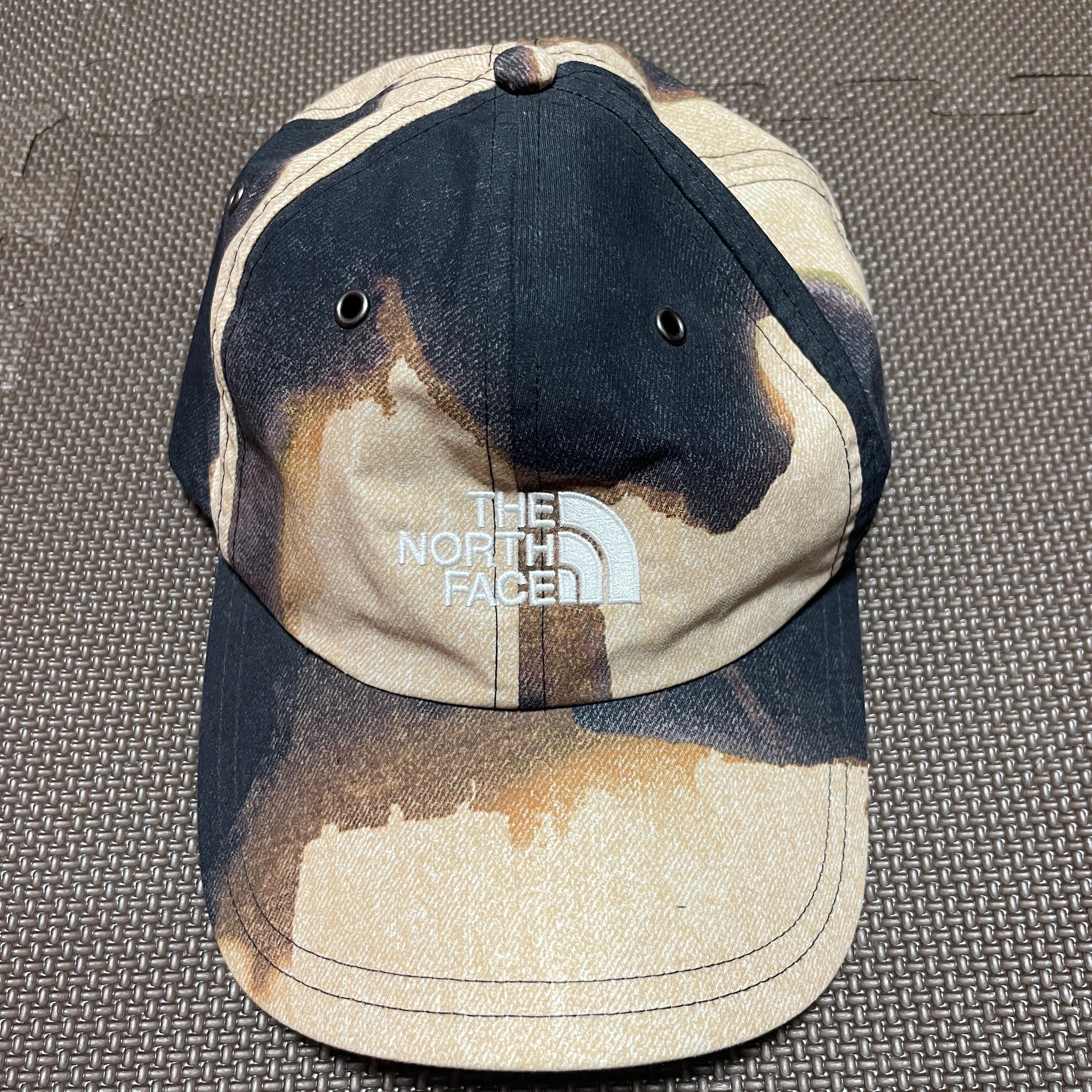 Supreme x The North Face Bleached Denim Print 6-Panel "Black"