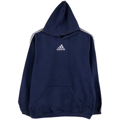 古着 アディダス adidas スウェットプルオーバーパーカー メンズXL相当/eaa502702