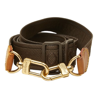 ルイ ヴィトン ショルダーストラップ ブラウン キャンバス レザー レディース LOUIS VUITTON 中古