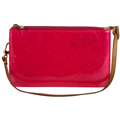 ルイヴィトン LOUIS VUITTON レキシントン M91223 モノグラムヴェルニ ショルダーバッグ アクセサリーポーチ カバン 肩掛け ハンドバッグ モノグラムヴェルニキャンバス フューシャピンク ピンク