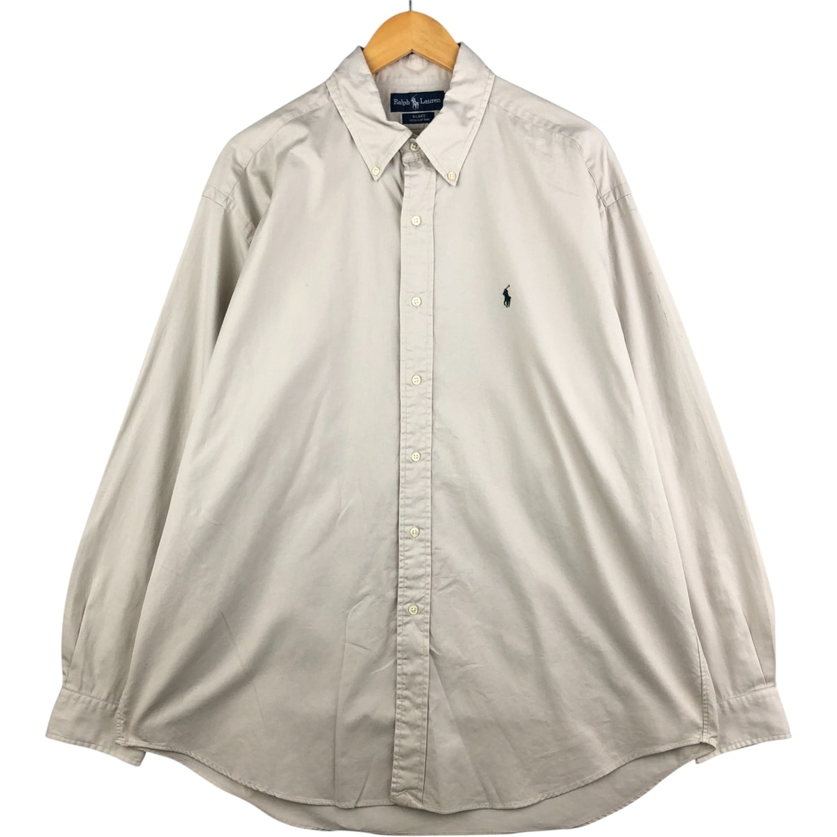 古着 ラルフローレン Ralph Lauren BLAKE 長袖 ボタンダウンシャツ メンズXL相当/eaa591677