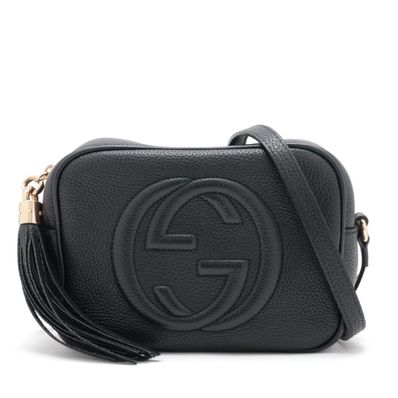 GUCCI Soho Small Leather Disco Bag "Black"