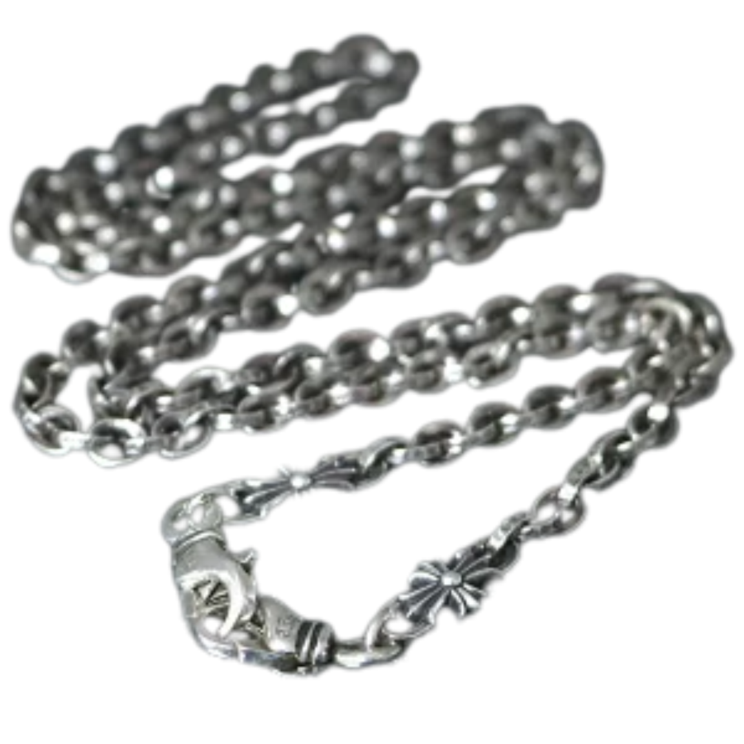 クロムハーツ タイニーE CHプラス ペーパーチェーン ネックレス