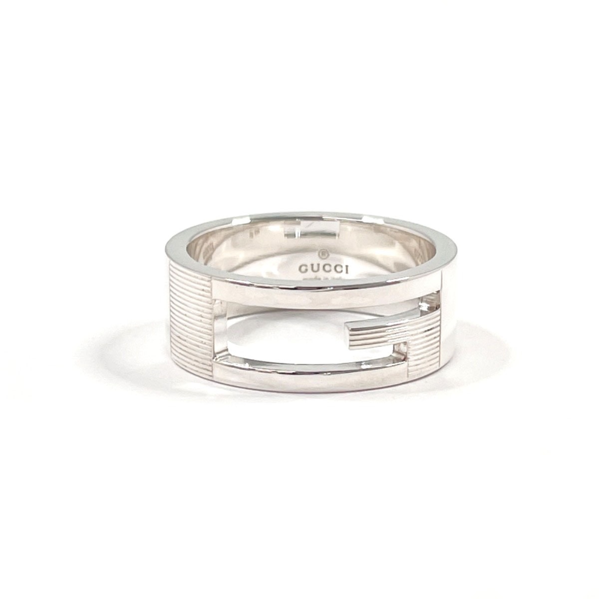 グッチ リング・指輪 ブランデッド カットアウトG   シルバー