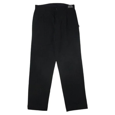 NEIGHBORHOOD ネイバーフッド パンツ 22AW 222AQNH-PTM01 1タック アンクル スリムフィット スラックスパンツ ブラック系 S【中古】