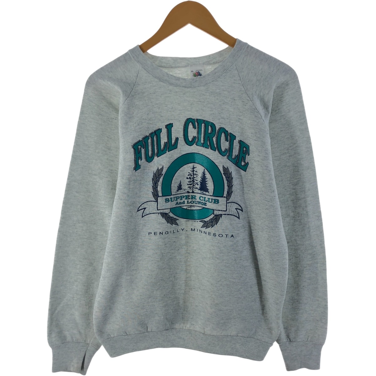 古着 フルーツオブザルーム FRUIT OF THE LOOM プリントスウェットシャツ トレーナー USA製 メンズXL相当 ヴィンテージ/eaa528164