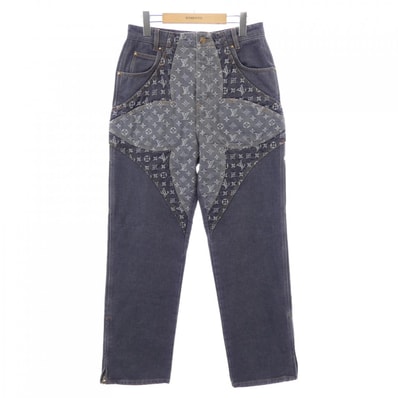 ルイヴィトン LOUIS VUITTON モノグラムフラワーデニムパンツ HPD92WY92 ジーンズ