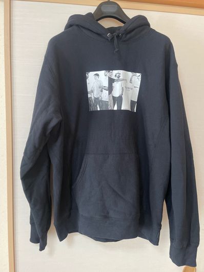 Supreme Classic Ad Hooded Sweatshirt "Black"
