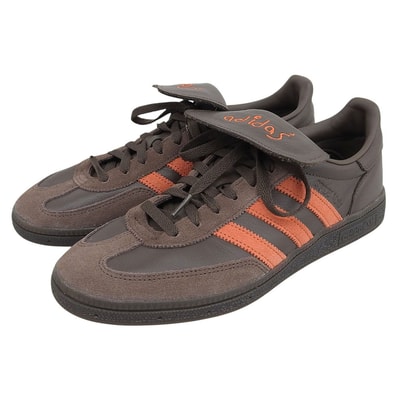 アディダス 美品 SHUKYU E-WAX Handball Spezial レザー スニーカー シューズ メンズ ブラウン 27.5cm HP6694 9 1/2(US)