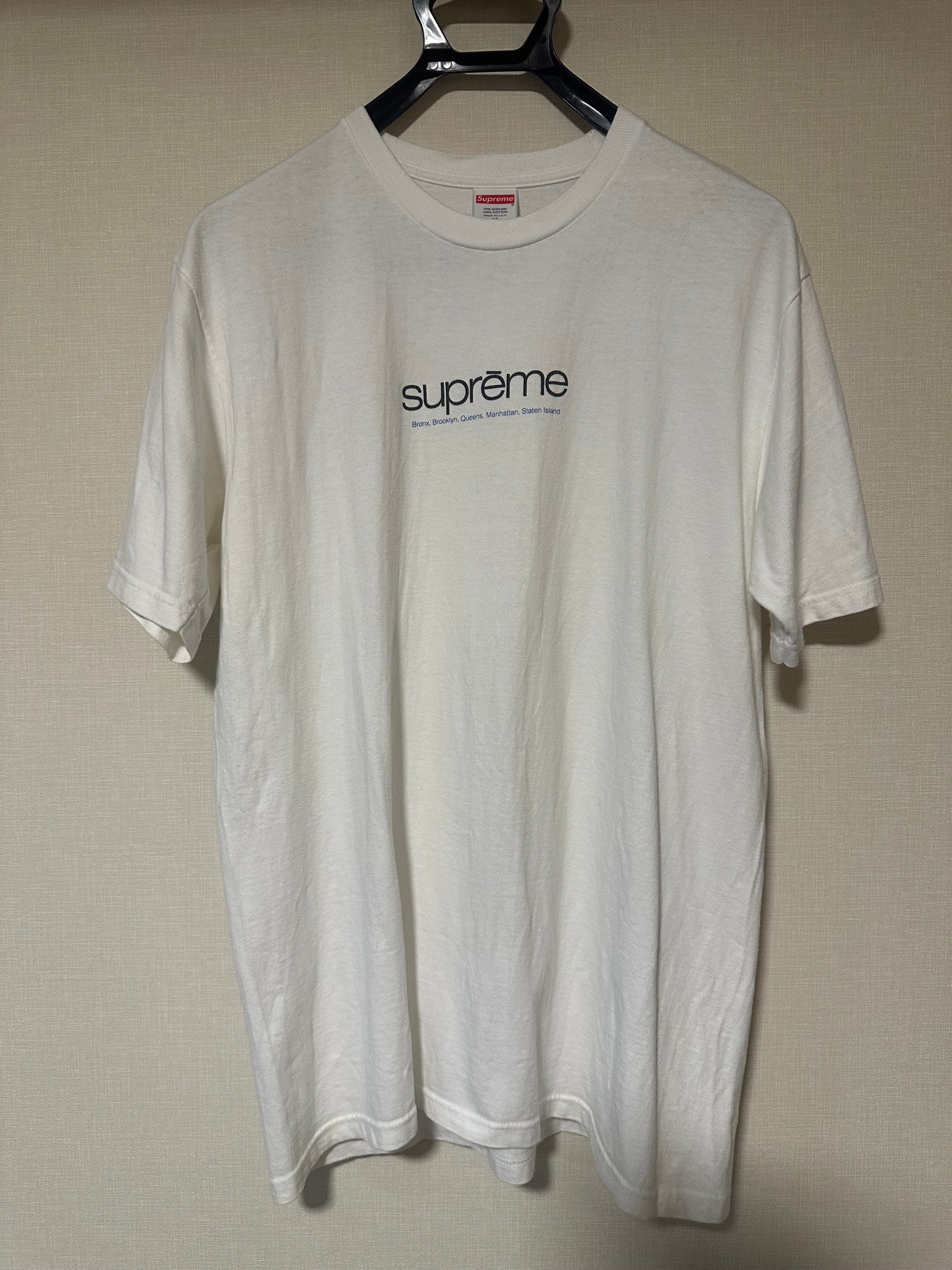 Supreme Five Boroughs Tee "White"