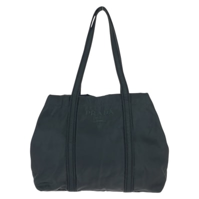美品 PRADA プラダ テスート ブラック 黒 シルバー金具 ナイロン ショルダーバッグ トートバッグ 600828 【中古】