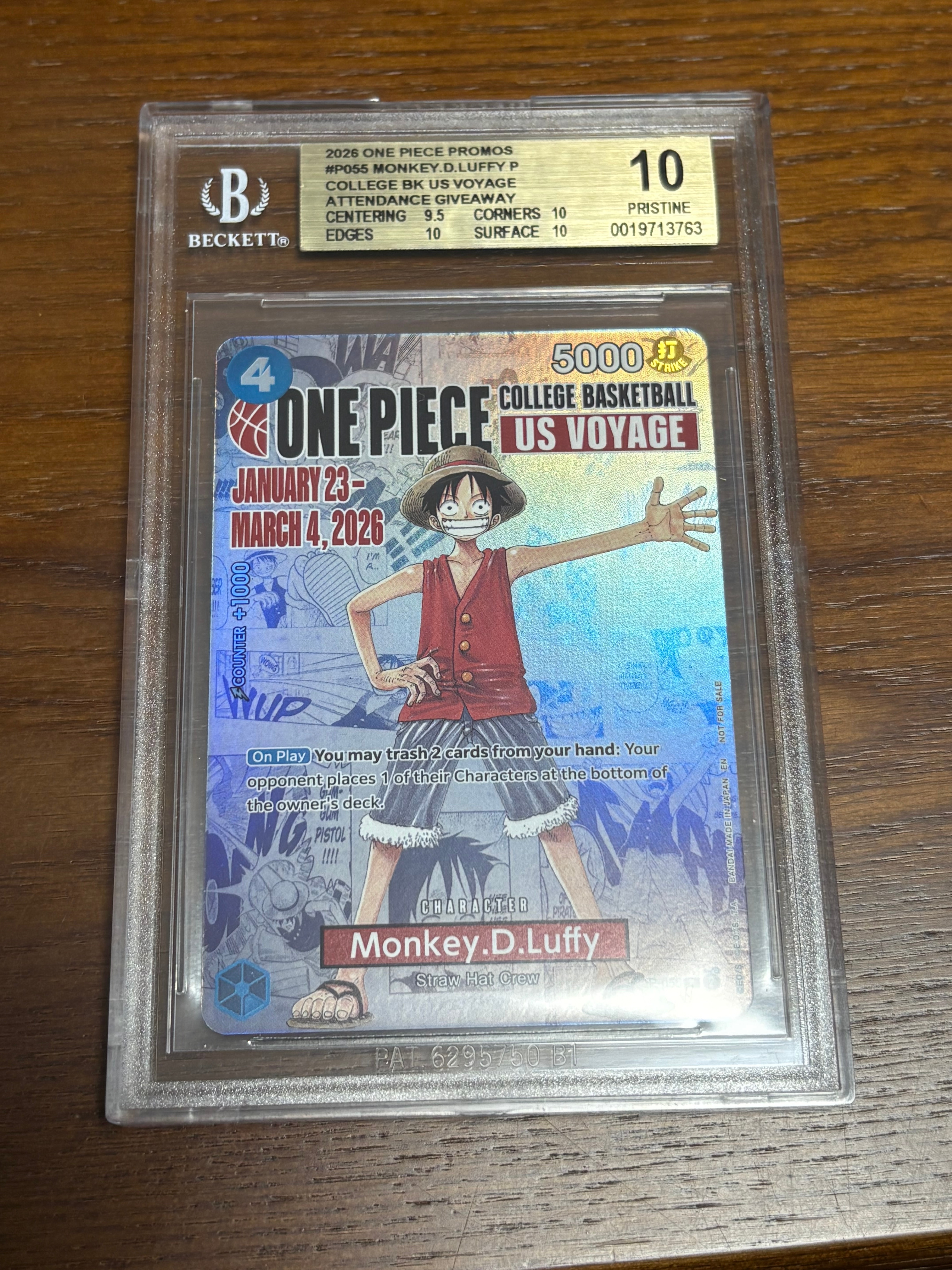 モンキー・D・ルフィ：P (未開封) [P-055]【英語版】(プロモーション