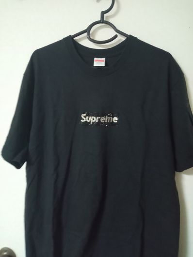 Supreme / Swarovski® Box Logo Tee "Black"