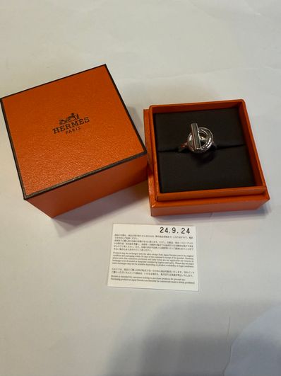 Hermes Echappee Ring Medium Model "Silver"