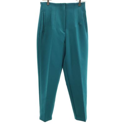 ZARA ザラ テーパードパンツ M グリーン系