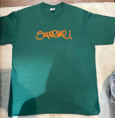 Supreme Handstyle Tee "Light Pine"