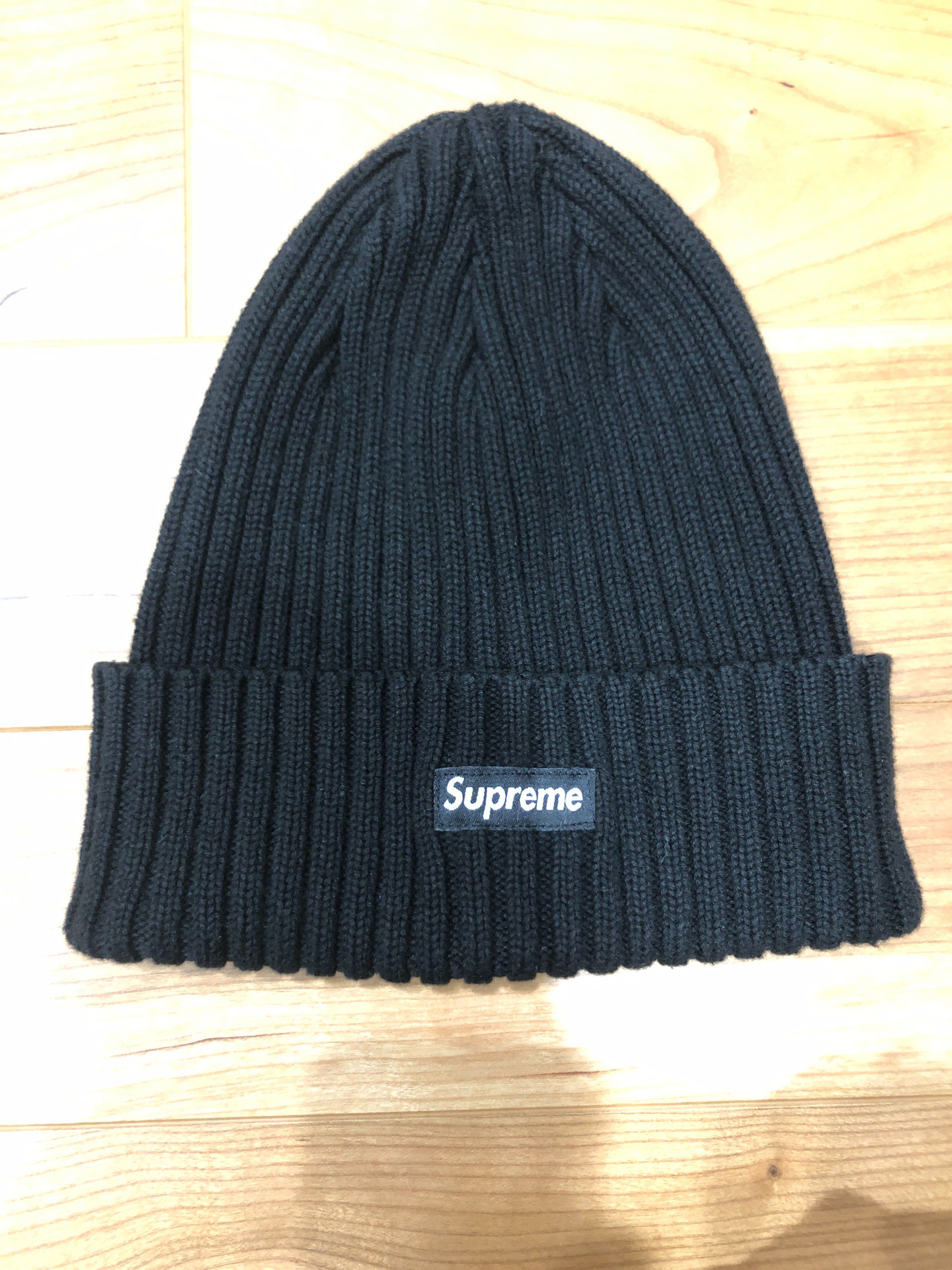 Supreme Overdyed Beanie "Black"(19SS)