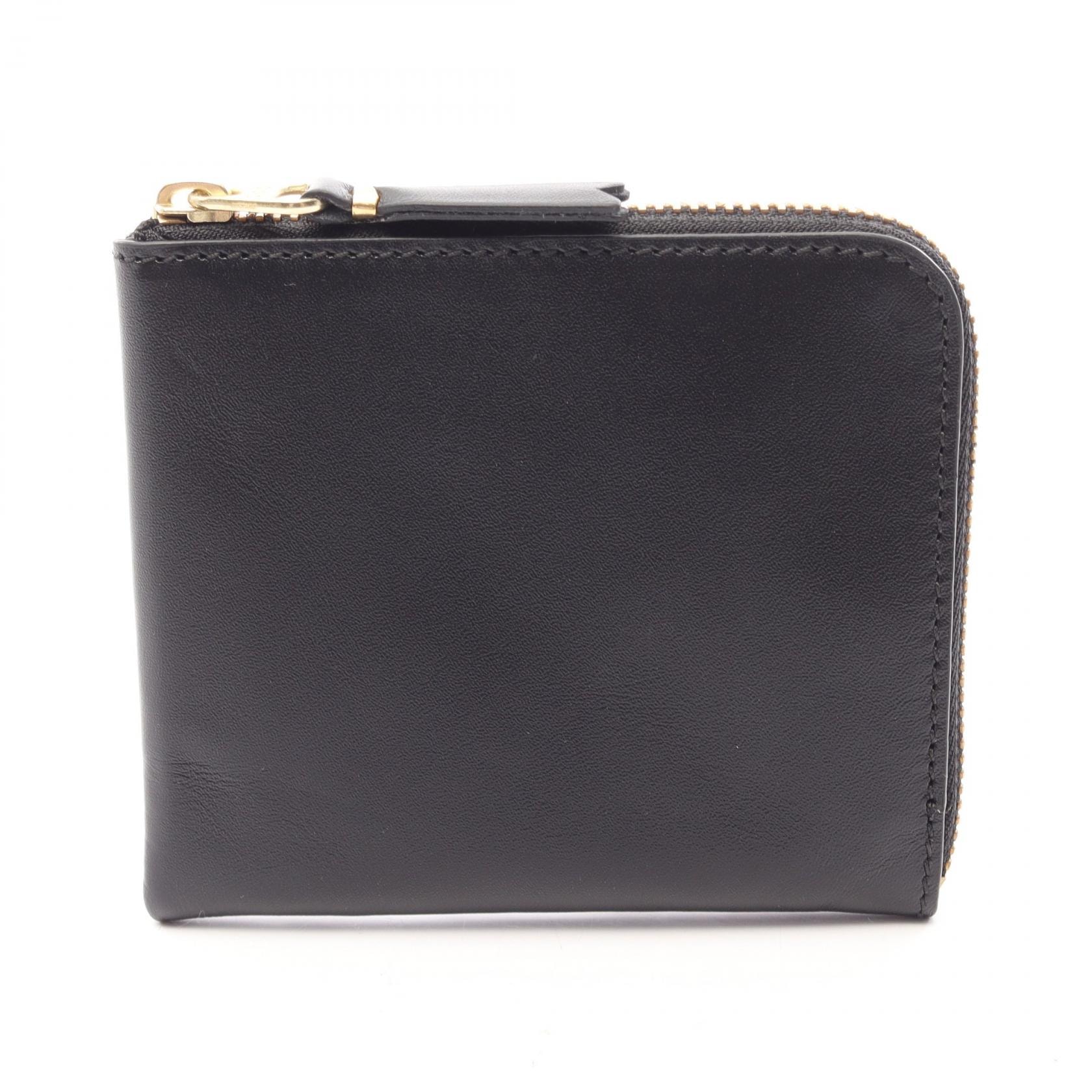 コムデギャルソン コムデギャルソン COMME des GARCONS COMME des GARCONS CLASSIC PLAIN コインケース 財布 レザー メンズ レディース ブラック系 SA3100800 【新品】