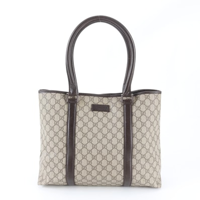 ■美品 グッチ GGスプリーム 114288 トート バッグ