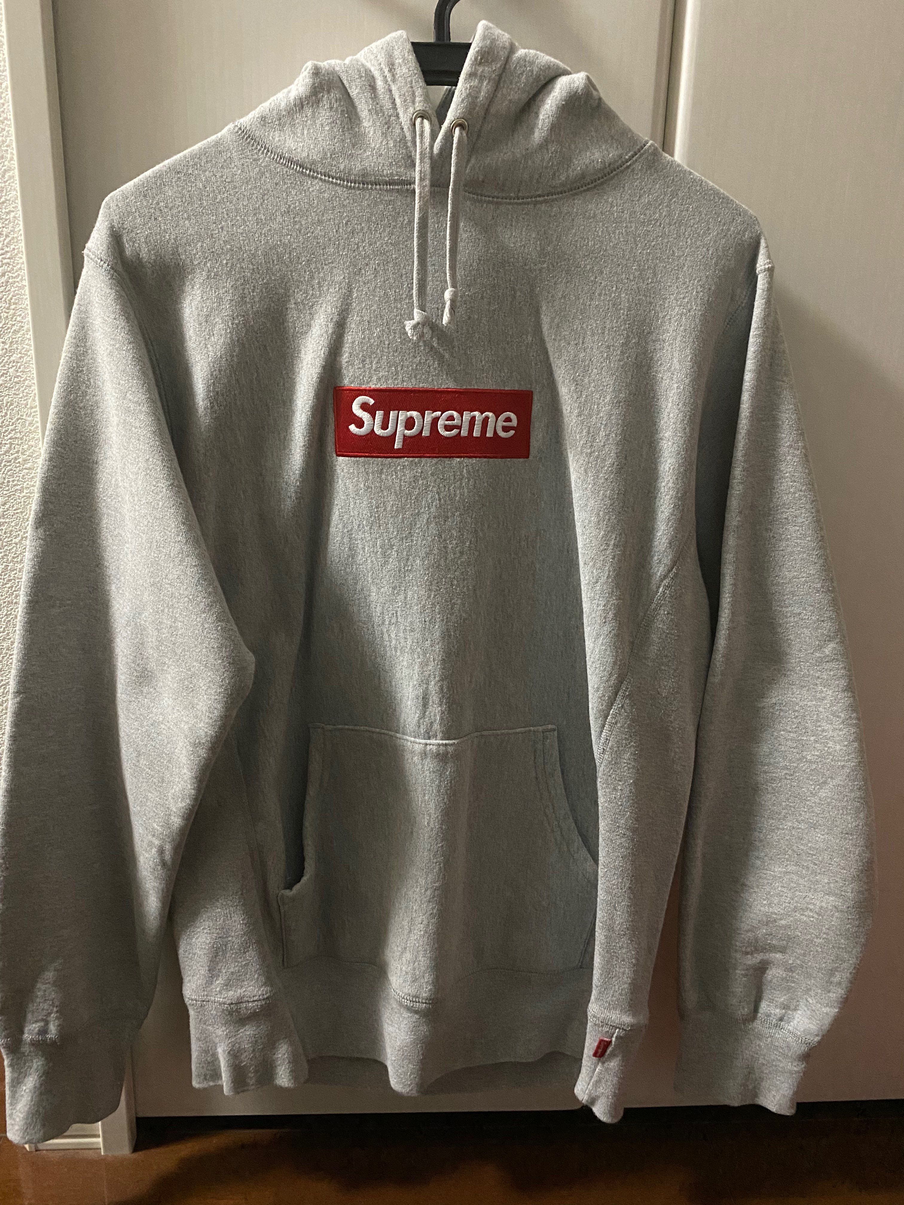 Supreme Box Logo Hooded Sweatshirt "Heather Grey" (16FW)