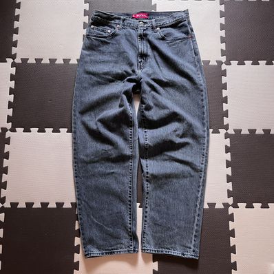 Supreme Baggy Jean "Washed Black" (23SS)