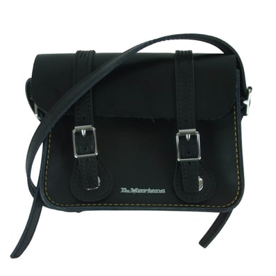 Dr.Martens ドクターマーチン 7inch SATCHEL BAG 7インチ サッチェル ショルダー バッグ ブラック系【中古】