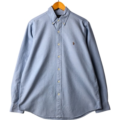 古着 ラルフローレン Ralph Lauren CLASSIC FIT クラシックフィット 長袖 ボタンダウンシャツ メンズL相当/eaa567220