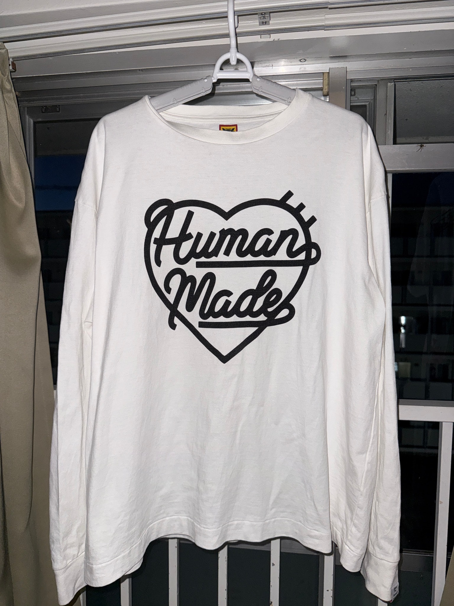 HUMAN MADE HEART L/S T-SHIRT "White"