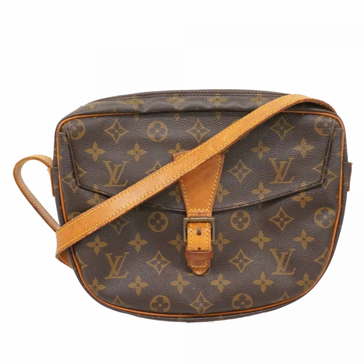 【6dd4428】ルイヴィトン ショルダーバッグ モノグラム ジュヌフィーユGM M51225 ブラウン【中古】レディース