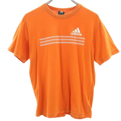 adidas アディダス 半袖 Tシャツ 160 オレンジ