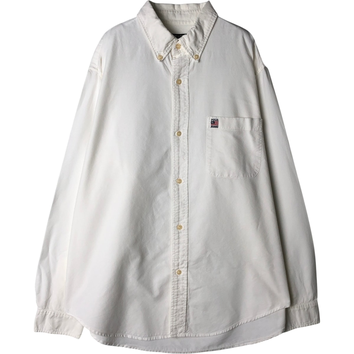 古着 00年代 ラルフローレン Ralph Lauren RALPH LAUREN JEANS CO 長袖 ボタンダウンシャツ メンズL相当/eaa631253