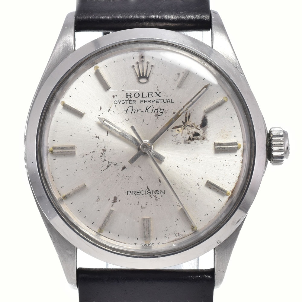 ロレックス ROLEX 1002 ヴィンテージ オイスターパーペチュアル ノンデイト Cal.1520 シルバー 自動巻き メンズ 腕時計 K#148014