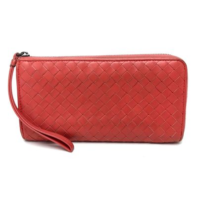 ボッテガヴェネタ 244823 イントレチャート L字ファスナー 長財布