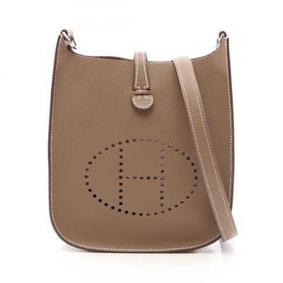 エルメス HERMES エヴリン セリエ 16 ショルダーバッグ バッグ レザー ヴォーエプソン ヴォーエプソン エトゥープ K刻印(2025年製造) レディース ベージュ系 【中古】