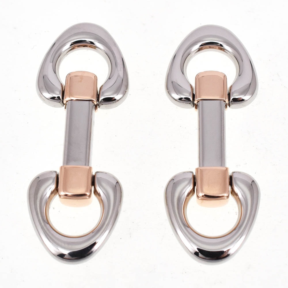 ダンヒル Dunhill カフリンクス SS/K18PG メンズ 良品 T#138170