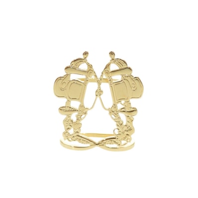 エルメス ブリッド ドゥ ガラ メタル ゴールド スカ