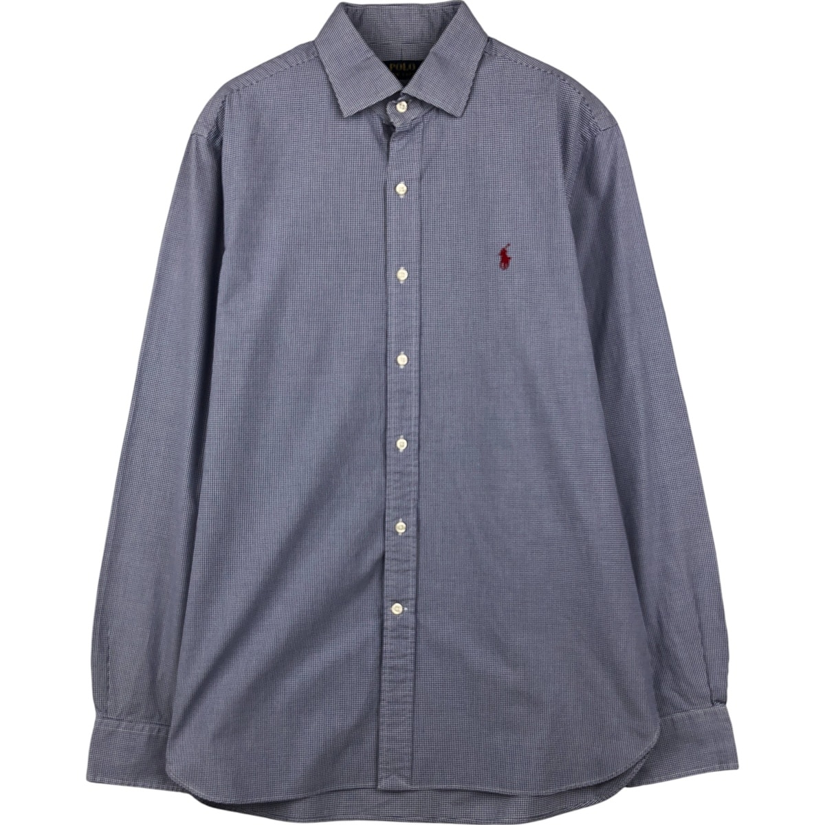 古着 ラルフローレン Ralph Lauren POLO RALPH LAUREN ギンガムチェック 長袖 コットンチェックシャツ メンズL相当/eaa609680