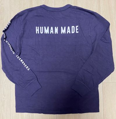 HUMAN MADE ロンT ネイビー