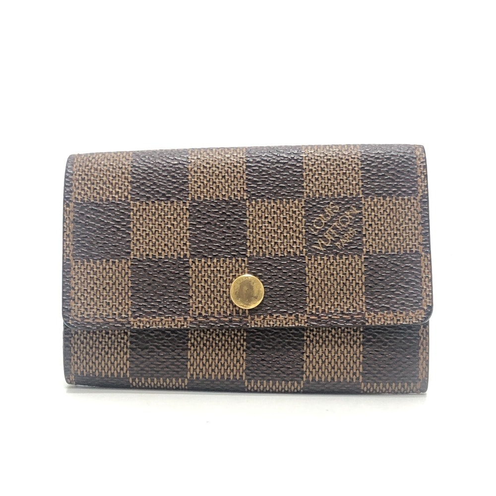ルイヴィトン LOUIS VUITTON ミュルティクレ6 N62630 欠品5連 小物 キーケース ダミエキャンバス エベヌ