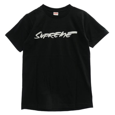 Supreme シュプリーム Tシャツ 24SS Futura Logo Tee フューチュラ ロゴプリント Tシャツ 半袖カットソー ブラック系 S【新古品】【未使用】【中古】