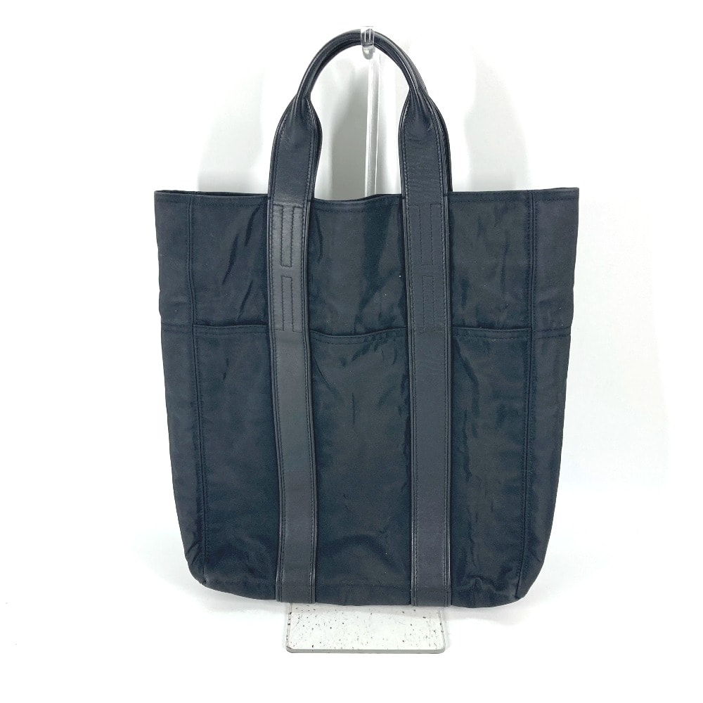 エルメス HERMES アカプルコカバスMM 縦型 ショルダーバッグ カバン トートバッグ ナイロン ブラック