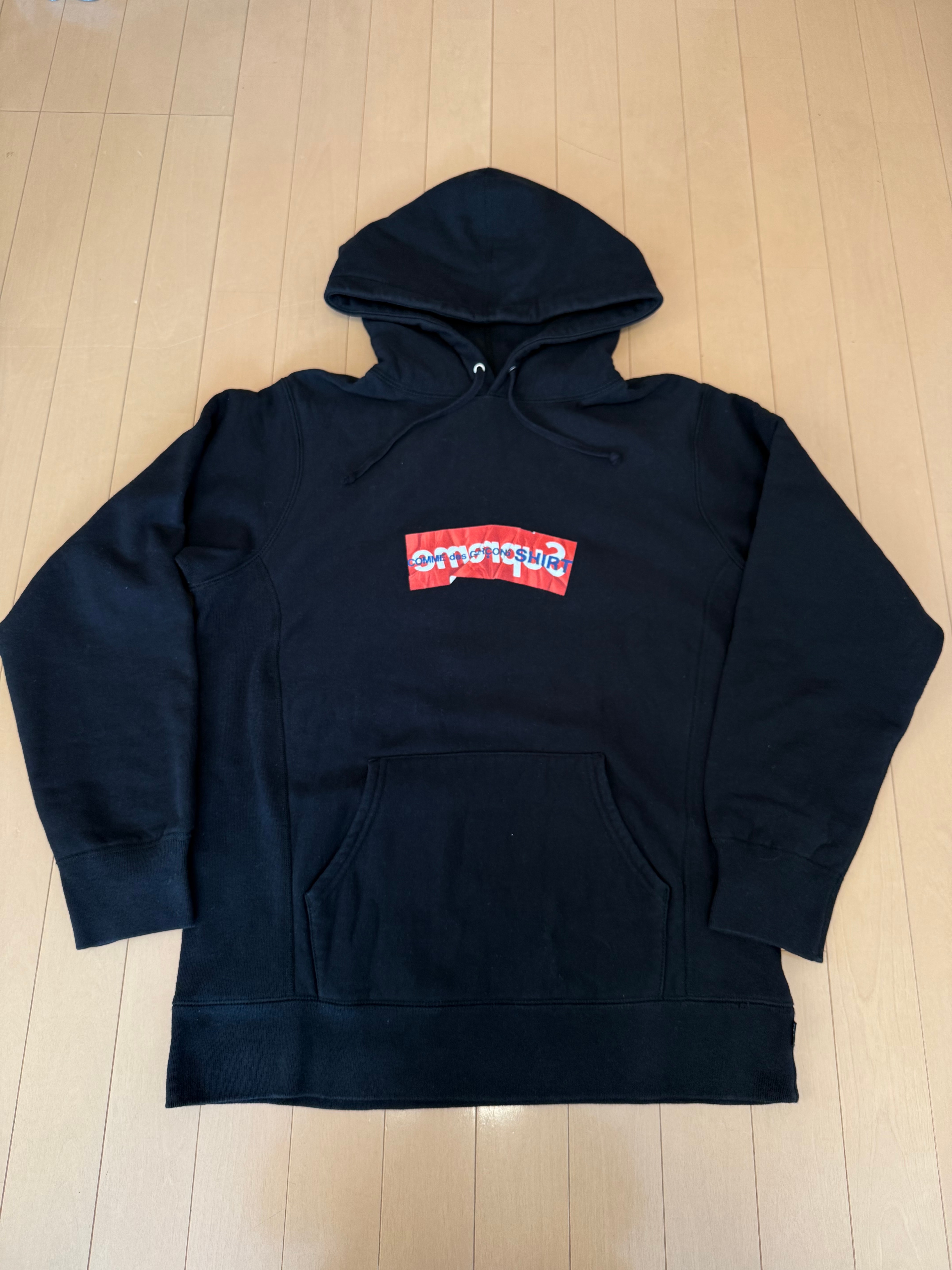 Supreme Comme Des Garcons SHIRT Box Logo Hooded Sweatshirt "Black"