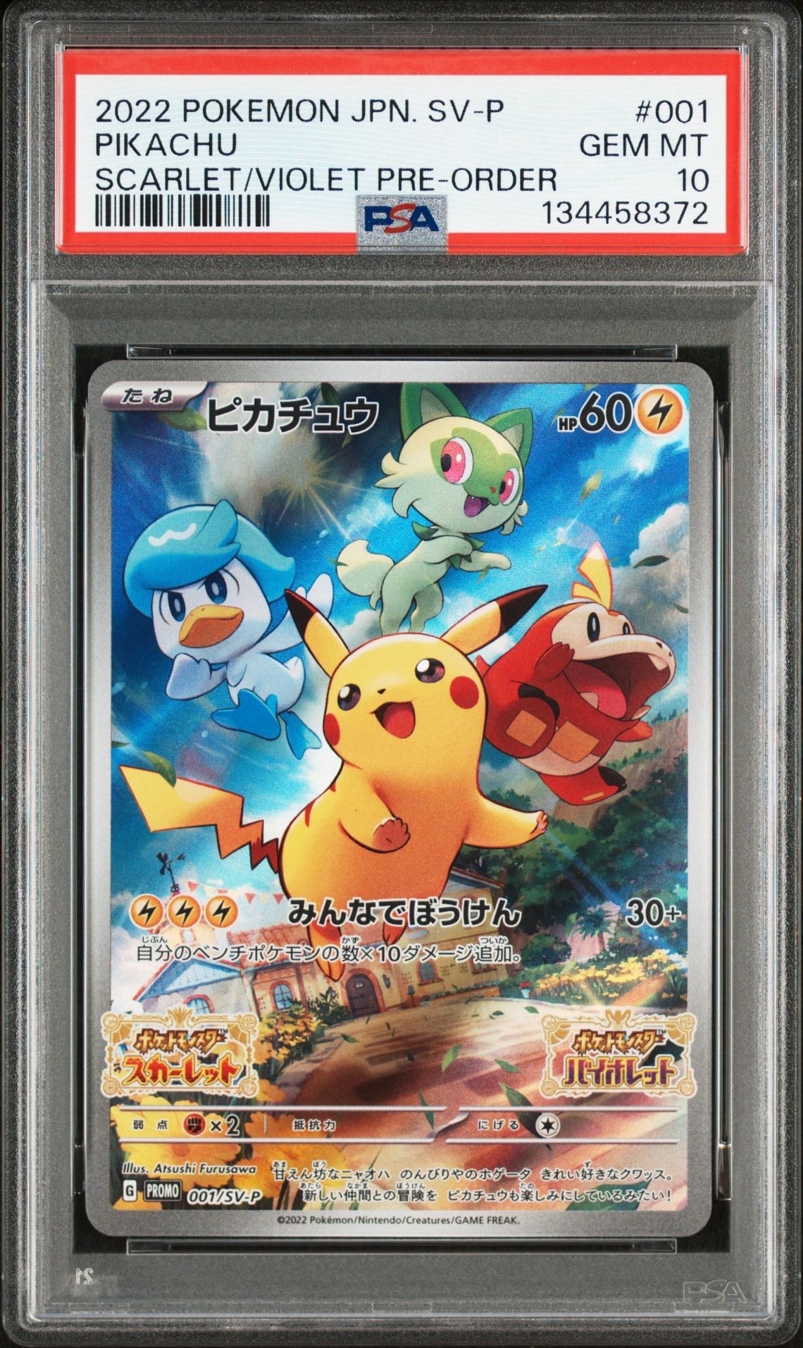 ピカチュウ: プロモ [001/SV-P](プロモーションカード「SV-P」)