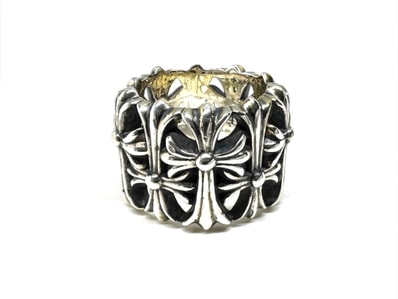 Chrome Hearts Cemetery Cross RIng "Silver"